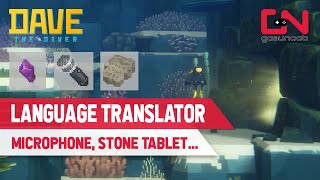 Where to Find Microphone Stone Slab amp Amethyst in Dave the Diver  Language Translator [upl. by Surad636]