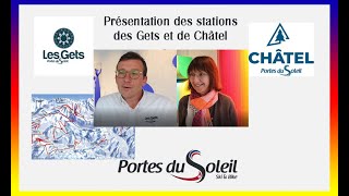 Présentation des stations des Gets et de Châtel [upl. by Yekcor]