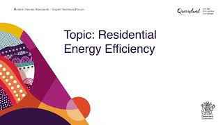 CSIRO update on residential energy efficiency data for Queensland [upl. by Rexferd291]