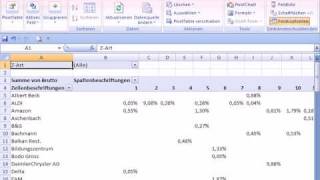 am4412  PivotTabellen in Excel2007 mit anderen Datenquellen verknüpfen [upl. by Nnair]