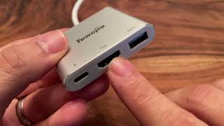 Tuwejia USB C HDMI Multiport Adapter Review My experience [upl. by Aissyla429]