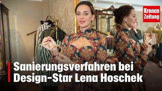 Sanierungsverfahren bei DesignStar Lena Hoschek  kronetv NEWS [upl. by Brigitte]