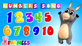 Numbers Song  Count Numbers  1 to 100  Alphabet A to Z  Preschool Songs for Kids  Farmees [upl. by Sumer521]