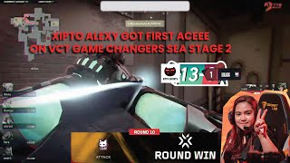 XIPTO ESPORT SMURFING ON PLAYOFF VCT GAME CHANGERS SEA STAGE 2  DAY 1  VALONAAAH CLIP [upl. by Wolfort]