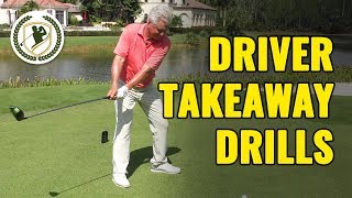 BEST GOLF SWING TAKEAWAY DRILLS FOR YOUR DRIVER [upl. by Matthiew]