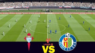 Celta Vigo vs Getafe  La Liga 202425  Full Match All Goals  Realistic PES Gameplay [upl. by Aramenta]