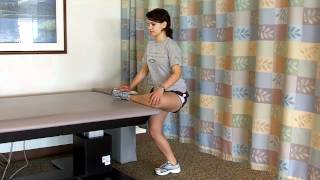 Piriformis Table Stretch [upl. by Alohs]