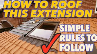 How to roof this extension on your own  simple rules to do it yourself [upl. by Eessej164]