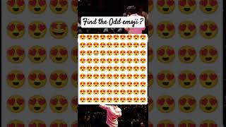 Find the odd emoji  From this image emojichallenge emoji braintest find findtheoddemojiout 1m [upl. by Nnyloj]