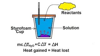 Chemistry  Thermochemistry 26 of 37 Constant Pressure Calorimeter [upl. by Joleen]