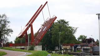 Rhijnvreugd movable bridge Leiden [upl. by Enamrahs389]