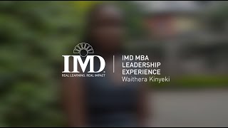 IMD MBA Leadership Experience Ep 4 Waithera Kinyeki [upl. by Lancey]