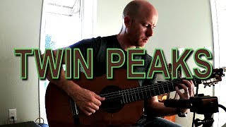 Twin Peaks Theme  fingerstyle guitar  TAB [upl. by Annnora]