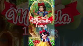 CONVITE ANIMADO BRANCA DE NEVE MOD VERTICAL [upl. by Ailefo]