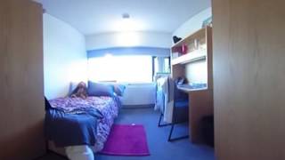 University of Lethbridge UHall Residence in 360°  Double Room [upl. by Ognimod565]