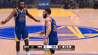 WARRIORS vs LAKERS FULL GAME HIGHLIGHTS  October 9 2024  2024 NBA Pre Season Highlights 2K25 [upl. by Edra]