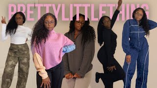 PRETTYLITTLETHING TRY ON HAUL 2024  LOUNGE SETS  PANTS  COAT [upl. by Jonati681]