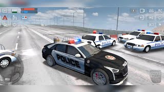 Road Blocking To Arrest Criminals  Police Simulator  Police Sim 2022  Part  6  Skeleton Play [upl. by Brink764]