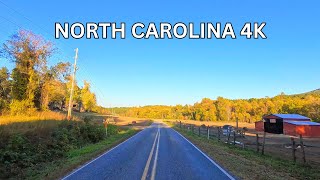 North Carolina 4K  Country Roads Drive [upl. by Brindell]