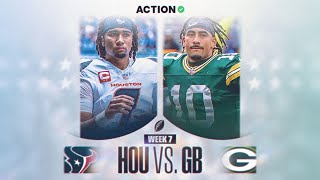 NFL WEEK 7 TEXANS VS PACKERS LIVE REACTIONS [upl. by Roch611]