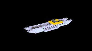 Lego Naboo N1 Starfighter Animation WIPavi [upl. by Atikkin]