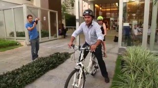 Delivery de magrela Empresas apostam no aluguel de bikes com entrega na porta [upl. by Anivlac184]