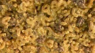 Homemade Mac amp Cheese wHamburger [upl. by Hubing]