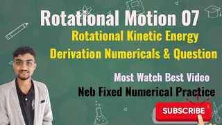 Rotational Kinetic Energy  Derivation amp Numericals  Best Video in  नेपाली [upl. by Neelyaj600]