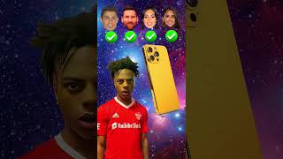 Ronaldo 🆚 Georgina 🆚 Messi 🆚 Antonela 💋 Ask Speed trending football [upl. by Anawait]