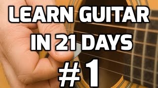 Guitar Lessons for Beginners in 21 days 1  How to play guitar for beginners [upl. by Urian147]