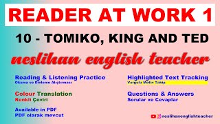 10 Reader at work 1 Tomiko King and Ted  English readingamplistening practice YDS YÖKDİL [upl. by Lejna714]