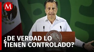 Gobernador de Veracruz minimiza balaceras en Tuxpan quotlo tenemos controladoquot [upl. by Ecerehs775]