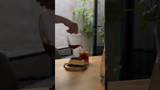 New york cheesecake coffee  gloomy  Perfect cheesecake coffee home fyp viralvideo [upl. by Bella]