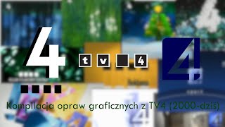 TV4  Kompilacja opraw graficznych 2000dziś [upl. by Cherey]