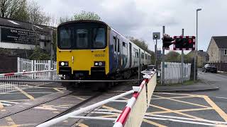 New Barriers Chaffers Level Crossing Lancashire Tuesday 16042024 [upl. by Rochell]