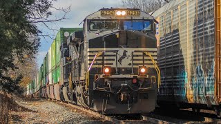 2 NS trains meeting at Topton [upl. by Rambert921]