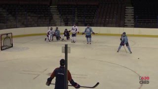 McDavid working on his shot at Oilers practice [upl. by Laval963]