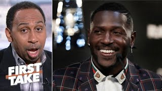 Antonio Brown looks weak for saying he has no beef with Vontaze Burfict  Stephen A  First Take [upl. by Charlet]