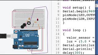 Fotoresistencia con Arduino [upl. by Yablon877]