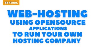 Run your own Hosting Company with Fossbilling and Opensource web Panels [upl. by Meilen559]