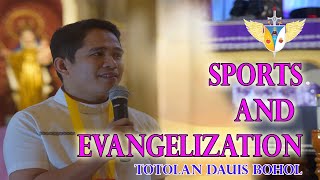 Sports and Evangelization Totolan Dauis Bohol Rev Fr Darwin Gitgano [upl. by Russel]