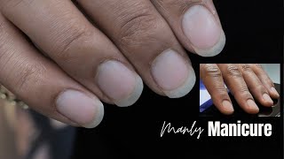 Ultimate Guide to a Mens Gel MANicure Tutorial [upl. by Anirda]