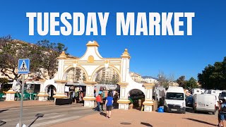 Fuengirola Tuesday Market  Fuengirola Spain [upl. by Iggie]