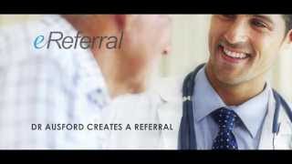 Alberta Netcare eReferral Dr Ausford creates a referral [upl. by Nitsreik171]