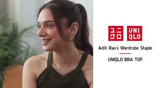 Aditi Raos Wardrobe Staple  UNIQLO BRA TOP [upl. by Lotsirhc361]