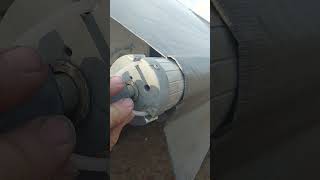 quick easy way to change fabric on a camper RV awning  took twenty minutes [upl. by Sherill]