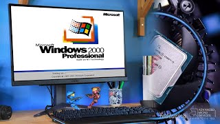 Windows 2000 on a Modern PC Nostalgia Meets Intel 13th Generation CPU [upl. by Neerol]