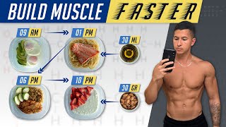 The Best Meal Plan To Build Muscle Faster EAT LIKE THIS [upl. by Iamhaj866]