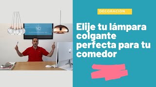 ✅ Cómo elegir la lámpara colgante de comedor perfecta Sin errores👌 [upl. by Akived]