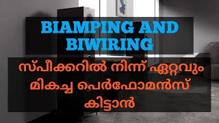 Best sound from the speakers Biamping and biwiringMalayalamPassive biamping [upl. by Leugimesoj]